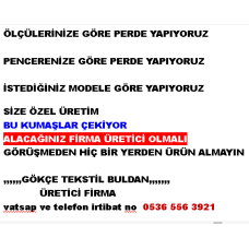 BULDAN  PERDE BİLGİ