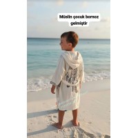 müslin çocuk bornoz 3